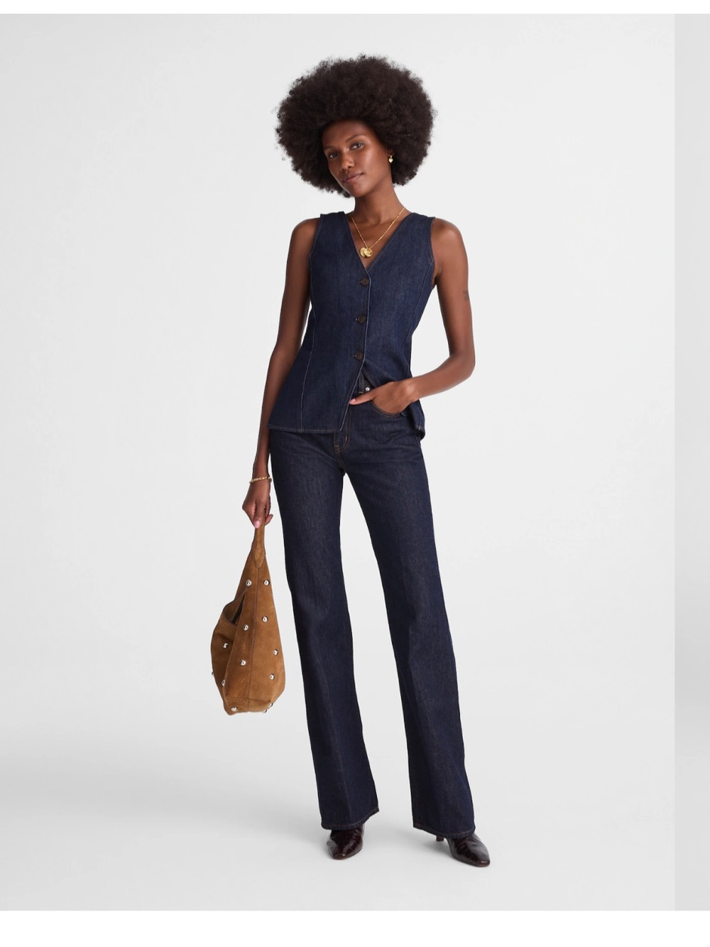 NWT Madewell The Vintage Flare Jean in Rinse Wash – Size 26